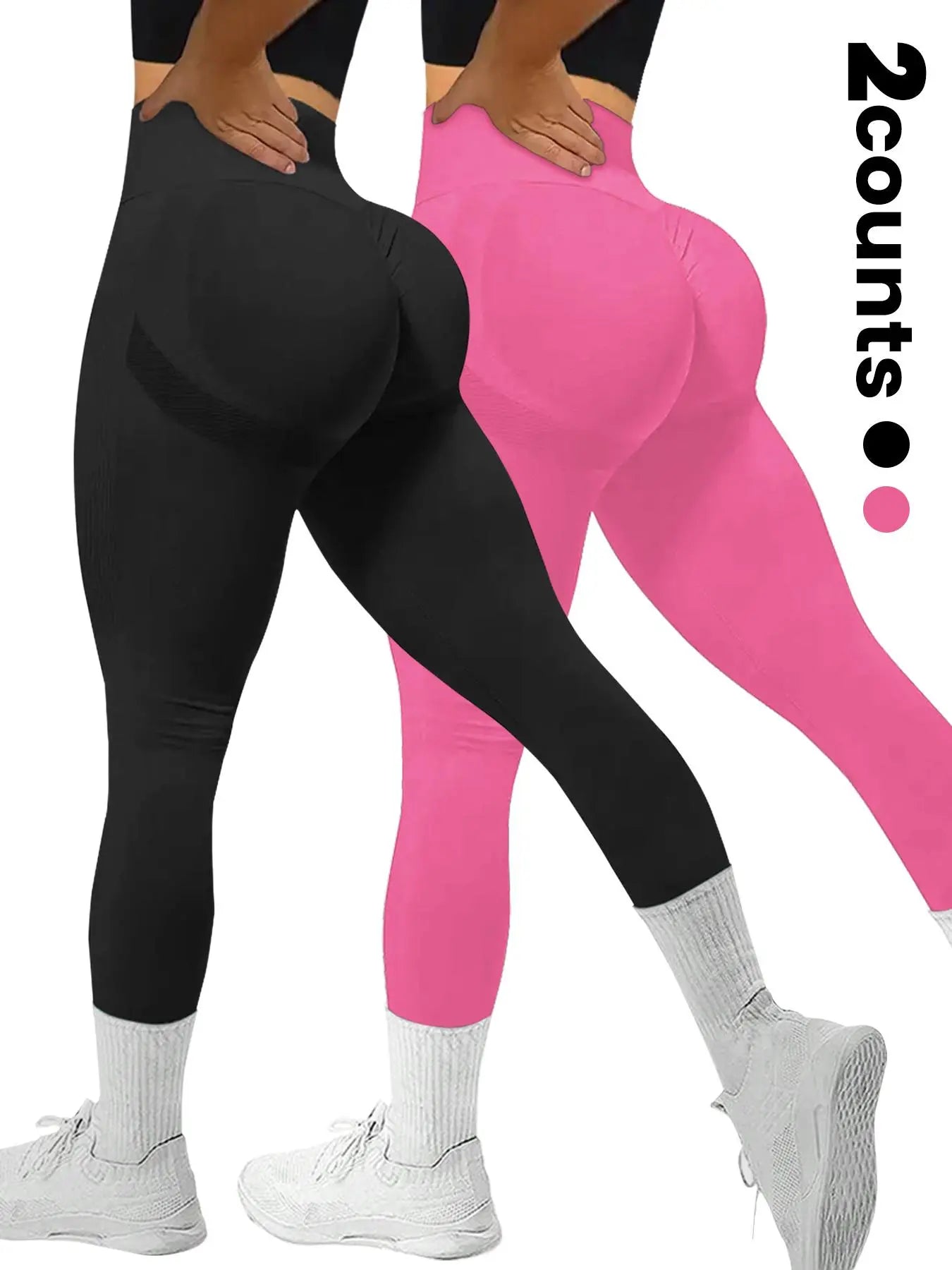 Women's High-Waist Solid Sports Leggings - Comfortable, Breathable Skinny Pants for Yoga, Gym, and Running - Versatile Activewear for All Seasons
