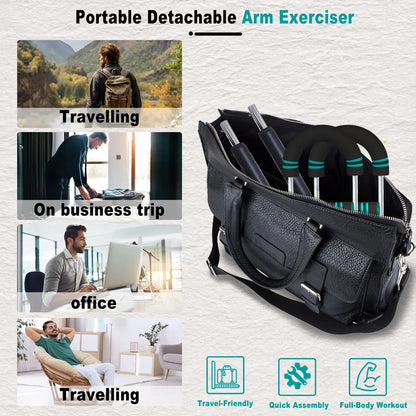 HOTWAVE Arm Trainer, Adjustable Chest Workout Equipment, Arm Trainer for Men, Chest Trainer for Men, Shoulder Muscle Training, Portable Spring Resistance Home Fitness Equipment Summerwins Summerwins