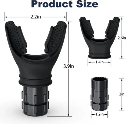 Portable Adjustable Resistance Breathing Trainer - Boost Lung Strength & Endurance, Lightweight & Easy to Clean